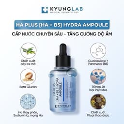 Serum Cấp Ẩm Phục Hồi Serum HA + B5 Hydra KYUNGLAB Căng Bóng Da 7