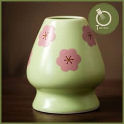 Bộ combo bát chawan và đế gác chổi chasen pha matcha ( mã CW-26) 4