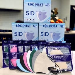 Hộp 100 Chiếc Khẩu Trang 5D Kháng Khuẩn DUY NGỌC -TH2839 9