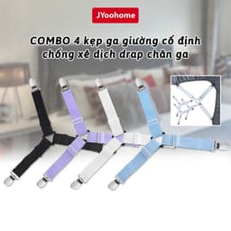 COMBO 4 Kẹp Ga Giường Cố Định Ga Chống Xê Dịch JYoohome Kẹp Cố Định Drap 3 Chấu Tiện Lợi 1