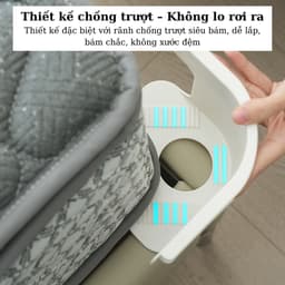 Kẹp cố định ga giường, chống xô lệch, giữ ga chắc chắn cho giường ngủ, phù hợp với mọi loại giường và mọi loại ga 4