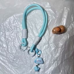 [CÓ SẴN] Nhiều màu - Ốp Z Flip 8 - Flip6 - ZFlip 5 - Z Flip7 dây treo vải kèm tag mây cute và thanh bảo vệ bản lề 7