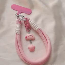 [CÓ SẴN] Nhiều màu - Ốp Z Flip 8 - Flip6 - ZFlip 5 - Z Flip7 dây treo vải kèm tag mây cute và thanh bảo vệ bản lề 9