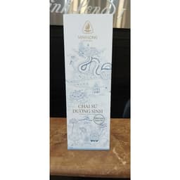 Chai sứ dưỡng sinh vuông 1.0 L + nắp (K1) - Dưỡng Sinh - Nam Quốc 9