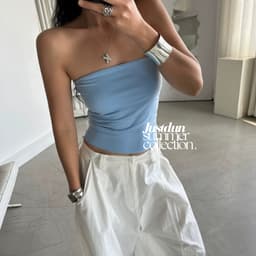 [Áo 2 Lớp Không Lộ]  Áo Ống Trơn Ôm Body JUSTDUN 5C - Basic, Vải Cotton Mịn, Co Giãn, Mềm Mại 7