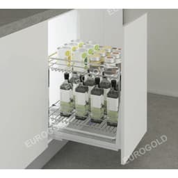 Kệ đựng chai lọ gia vị inox 304 nan vuông Eurogold 6