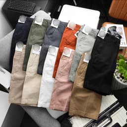 | 55kg - 103kg | Quần short kaki nam DÁNG SLIM FIT túi chéo dây lưng rút , quần đùi nam big size 100kg - 3bros 1
