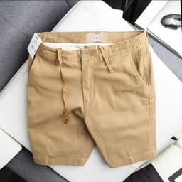 | 55kg - 103kg | Quần short kaki nam DÁNG SLIM FIT túi chéo dây lưng rút , quần đùi nam big size 100kg - 3bros 2