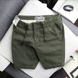 | 55kg - 103kg | Quần short kaki nam DÁNG SLIM FIT túi chéo dây lưng rút , quần đùi nam big size 100kg - 3bros 3