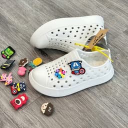 Giày nhựa LUCHI native cho bé Chống Trơn Trượt | Giày Đi Mưa, Đi Biển, Đi Học Tặng Charm Xinh 3