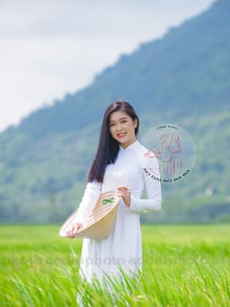 Bộ Áo Dài Trắng Xanh, Trắng Kem Học Sinh, Sinh Viên Giá Rẻ 6