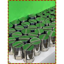 ( Loại 1) Khuôn làm giò chả lụa loại 0.5kg và loại 1kg chất liệu INOX Nắp Dập 2