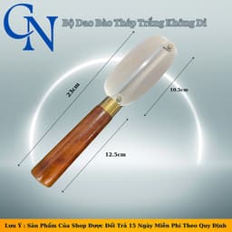Dao Thép Trắng Không Dỉ Cao Cấp-Bào Thép Trắng Không Dỉ Cao Cấp 2