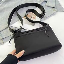 Túi Xách Nữ Đeo Chéo Ba Sọc Dáng Thể Thao Chất Vải Dù Phong Cách Trẻ Trung Năng Động Bền Đẹp 5