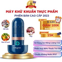 Máy khử độc thực phẩm Donlim, máy khử khuẩn thực phẩm, máy tiệt trùng, máy rửa rau củ quả bằng công nghệ điện phân nước 1