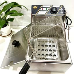 Bếp chiên dầu Sunny loại dày, dung tích 6L, chiên ngập dầu, tách dầu dễ dàng. 1