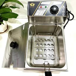 Bếp chiên dầu Sunny loại dày, dung tích 6L, chiên ngập dầu, tách dầu dễ dàng. 5