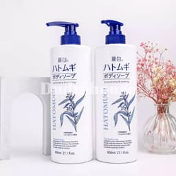 Sữa Tắm Reihaku Hatomugi Body Soap Chiết Xuất Ý Dĩ Dưỡng Ẩm Và Làm Sáng Mềm Mịn Trắng Da, 800mL 4