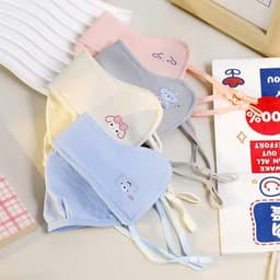 Khẩu Trang Chống Nắng Trẻ Em in hình hoạt hình dễ thương-Chống Tia UV Cho Bé Từ 4 đến 12 Tuổi 1