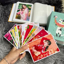 TẶNG ALBUM Combo in 100 ảnh 9x13 theo yêu cầu, bìa cứng chứa được 100 tấm, in ảnh polaroid ép lụa chất lượng tốt 5