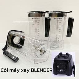 Bộ cối máy xay sinh tố công nghiệp Blender 2,2 lít – Cối, nắp và cụm dao , khuấy thay thế 1