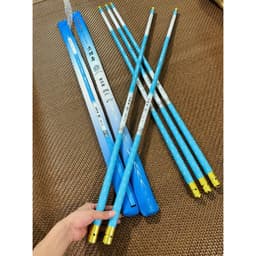 Cần câu tay Bạch Kinh Thiên Xanh và Cam hãng ZTYL độ cứng 8H tặng kèm ngọn phụ ( có đủ lóng thay thế ) 3