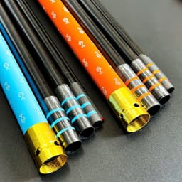 Cần câu tay Bạch Kinh Thiên Xanh và Cam hãng ZTYL độ cứng 8H tặng kèm ngọn phụ ( có đủ lóng thay thế ) 8