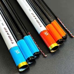 Cần câu tay Bạch Kinh Thiên Xanh và Cam hãng ZTYL độ cứng 8H tặng kèm ngọn phụ ( có đủ lóng thay thế ) 9