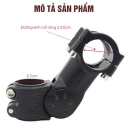 Pô Tăng xe đạp tuỳ chỉnh độ cao, Pô Tăng GẬT GÙ nâng cổ xe đạp chống mỏi tiện lợi - PT01 9