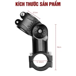 Pô Tăng xe đạp tuỳ chỉnh độ cao, Pô Tăng GẬT GÙ nâng cổ xe đạp chống mỏi tiện lợi - PT01 3