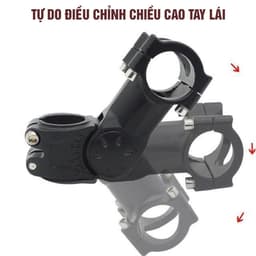 Pô Tăng xe đạp tuỳ chỉnh độ cao, Pô Tăng GẬT GÙ nâng cổ xe đạp chống mỏi tiện lợi - PT01 4