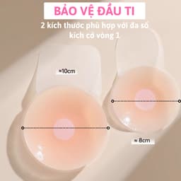 Miếng Dán Nâng Ngực Silicon Có Miếng Kéo Chống Xệ Tạo Hình Ngực Căng Tròn Lê Ngọc 358 5