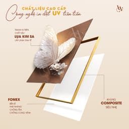 Tranh decal PVC phủ bóng"Liên Hoa Thanh Tịnh – Tranh Decor Phòng Thờ, Phòng Khác - KT Từ 60x120 cm 7