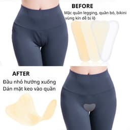 Miếng Dán Che Vùng Bikini Chất Liệu Silicone Cao Cấp Giúp Chống Lộ Khi Mặc Đồ Bó Sát Lê Ngọc 411 3