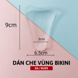 Miếng Dán Che Vùng Bikini Chất Liệu Silicone Cao Cấp Giúp Chống Lộ Khi Mặc Đồ Bó Sát Lê Ngọc 411 8