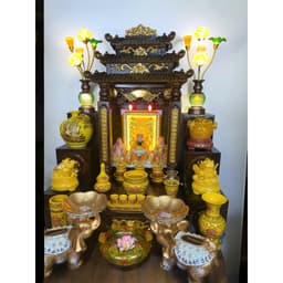 {RV} Sét ban thần tài  56 mái chùa RỒNG VIỆT, combo ban thần tài cao cấp , đầy đủ cho gia chủ 7