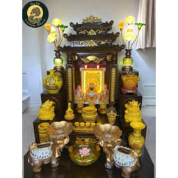 {RV} Sét ban thần tài  56 mái chùa RỒNG VIỆT, combo ban thần tài cao cấp , đầy đủ cho gia chủ 1