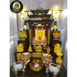 {RV} Sét ban thần tài  56 mái chùa RỒNG VIỆT, combo ban thần tài cao cấp , đầy đủ cho gia chủ 3