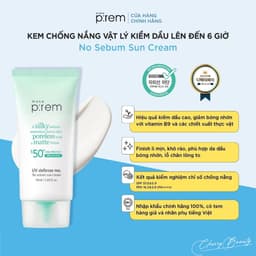 Kem Chống Nắng Vật Lý, Hoá Học Nâng tone, kiềm dầu Make P:rem SPF50+ PA++++ 50ml | Skin Lab 4