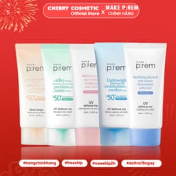 Kem Chống Nắng Vật Lý, Hoá Học Nâng tone, kiềm dầu Make P:rem SPF50+ PA++++ 50ml | Skin Lab 1