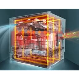 Máy rửa bát KAFF KF-SBL775B New Plus - Bảo hành 5 năm, Sấy PTC khô cong,Hàng chính hãng 8