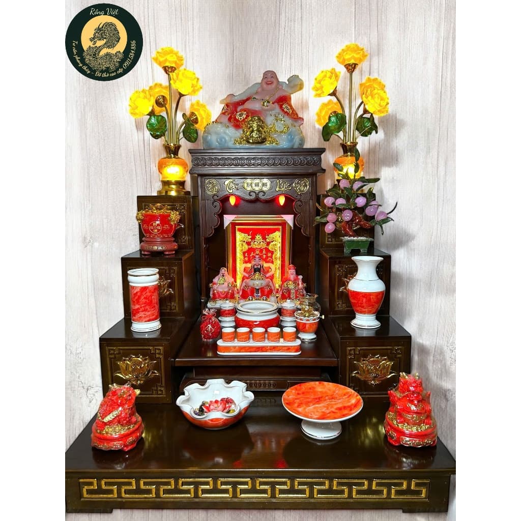 {RV} set ban 48 mái bằng RỒNG VIỆT,combo trọn bộ cho gia chủ mệnh hỏa