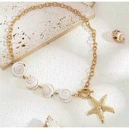 Vòng Cổ Ngôi Sao Phong Cách Retro Vintage - Quà Tặng Vibe Ocean Charm, Có Sẵn, Phong Cách Hàn Quốc, Thanh Lịch 6