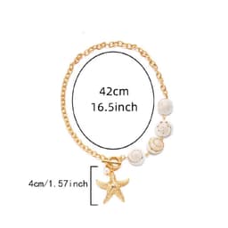 Vòng Cổ Ngôi Sao Phong Cách Retro Vintage - Quà Tặng Vibe Ocean Charm, Có Sẵn, Phong Cách Hàn Quốc, Thanh Lịch 8