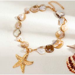 [Sẵn] Vòng Cổ Dây Chuyền Vỏ Sò Sao Biển Ocean Charm Phong Cách Boho - Phụ Kiện Trang Sức Dây Chuyền 4