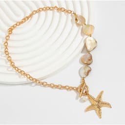 [Sẵn] Vòng Cổ Bohemian Sao Biển Y2K Ocean Charm - Phụ Kiện Trang Sức Dây Chuyền Đi Biển 7