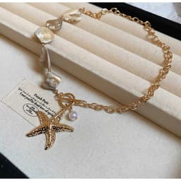 [Sẵn] Vòng Cổ Bohemian Sao Biển Y2K Ocean Charm - Phụ Kiện Trang Sức Dây Chuyền Đi Biển 8
