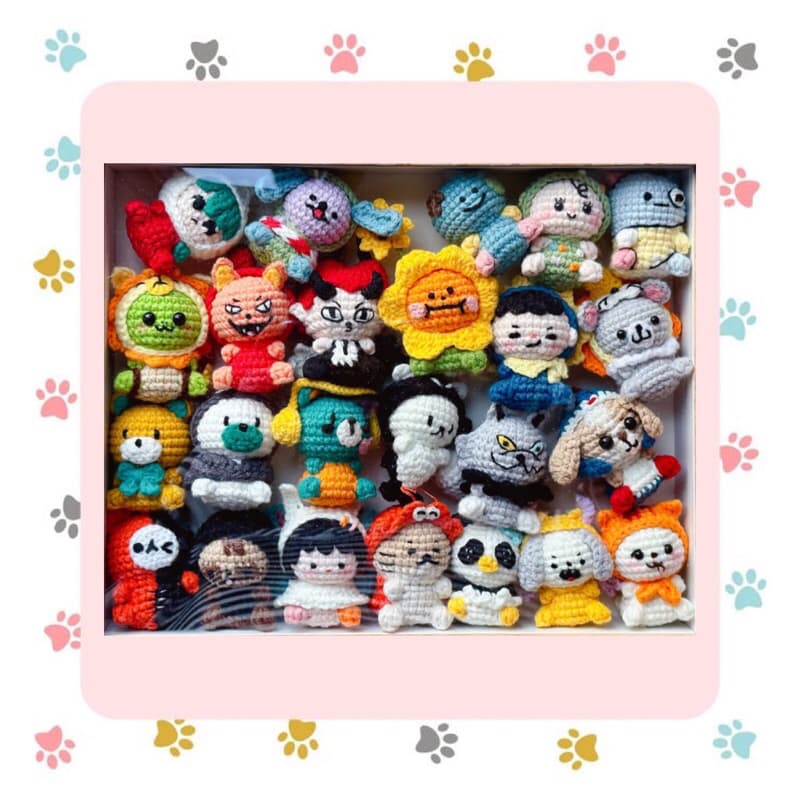 tlhh | Linh vật mini GMM móc theo yêu cầu (~7cm)