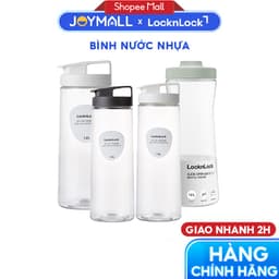 Bình nước nhựa LocknLock Easy Grip HAP813, HAP814, HAP823, Hàng chính hãng, nắp mở tiện lợi -JoyMall 1