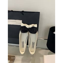 Giày Búp Bê đế bệt Nữ 𝙔𝙐𝙇𝙄𝙉𝘼 Phối Hoa và Nơ Xinh Đế Mềm Êm, Dễ Đi, Phối Đồ Sang Trọng - C72 6